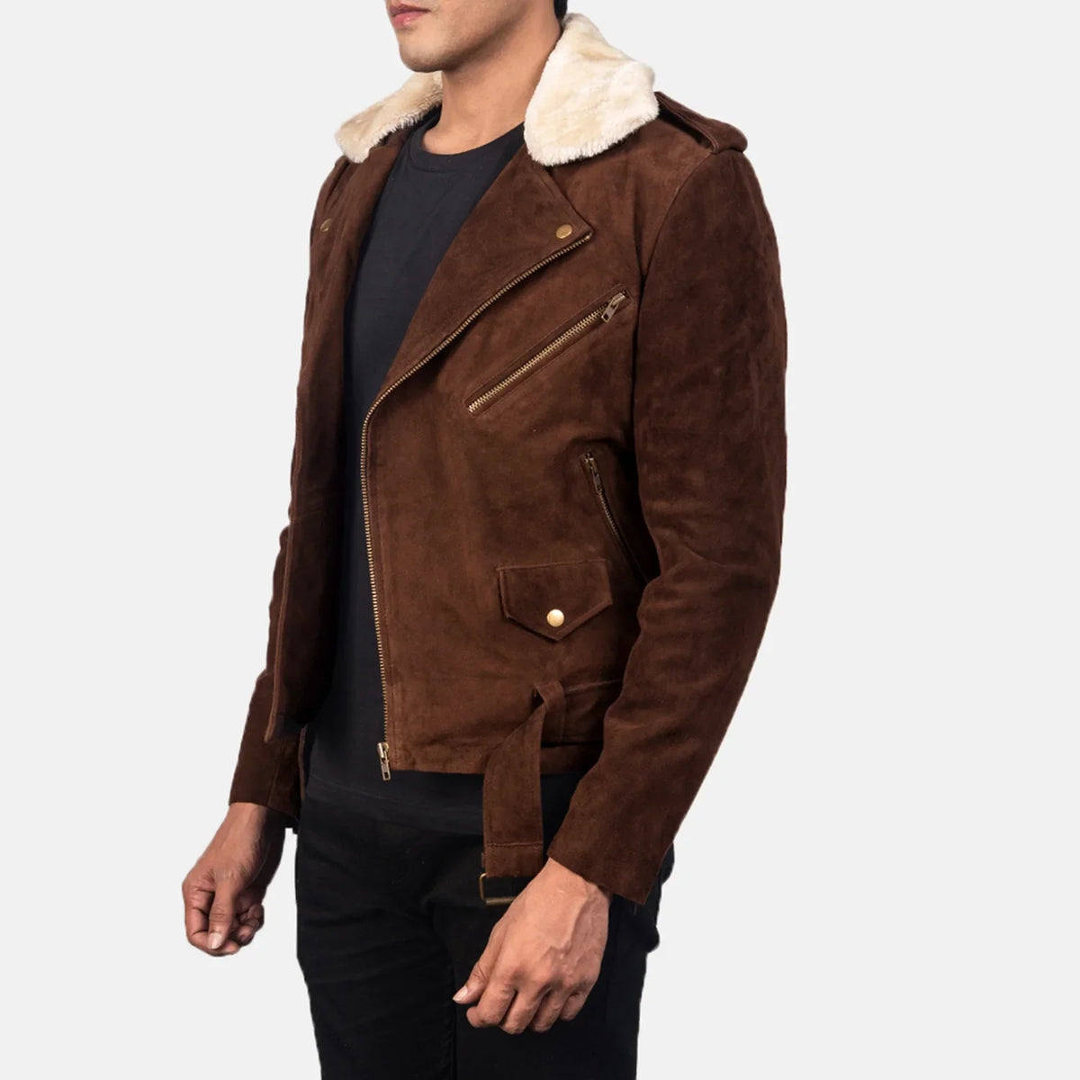 
Furton Leder-Bikerjacke für Herren – alternate product view 2