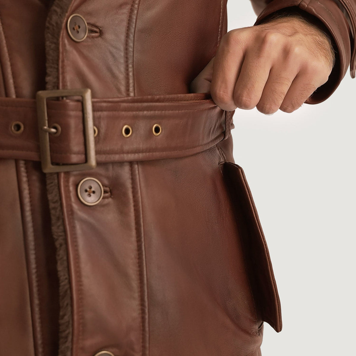 
Innenansicht Showing Fully faux fur lined & Zwei funktionale Innentaschen