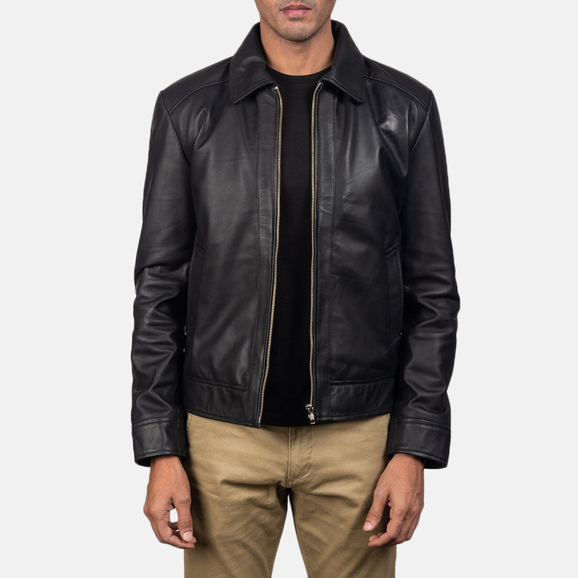 Inferno Braun Lederjacke für Herren