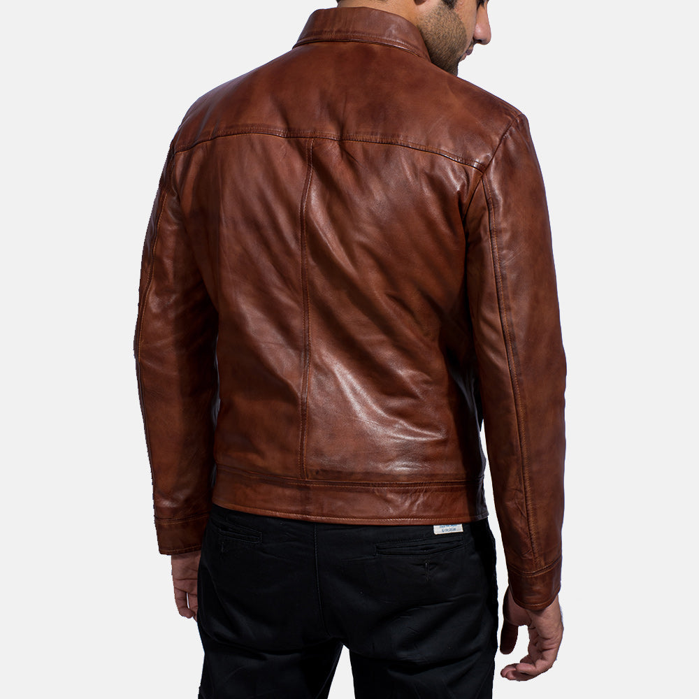 Inferno Leather Brown Jacket – Zusätzliche Produktansicht 5