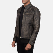 Ionic Leder-Bikerjacke für Herren – Zusätzliche Produktansicht 2