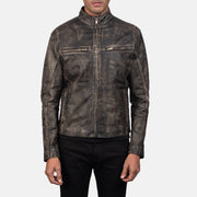 Ionic Leder-Bikerjacke für Herren – Zusätzliche Produktansicht 3