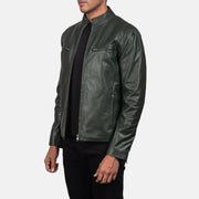 Ionic Leder-Bikerjacke für Herren – Zusätzliche Produktansicht 2