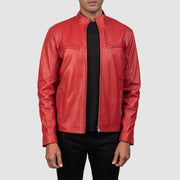 Ionic Leder-Bikerjacke für Herren – Zusätzliche Produktansicht 1