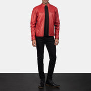 Ionic Leder-Bikerjacke für Herren – Zusätzliche Produktansicht 4