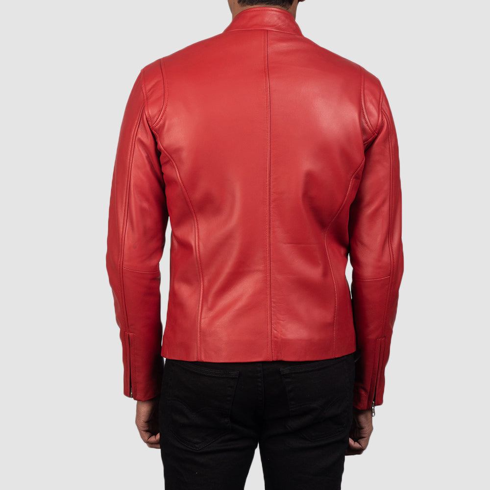 Ionic Leder-Bikerjacke für Herren – Zusätzliche Produktansicht 6