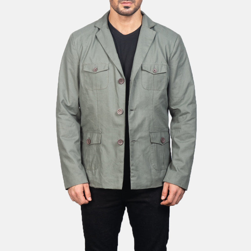Kajetan Grau Safari Lederjacke für Herren