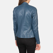 Kelsee Leder-Bikerjacke für Damen – Zusätzliche Produktansicht 5
