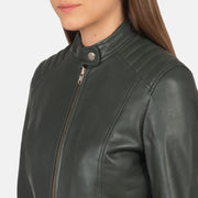 Kelsee Leder-Bikerjacke für Damen – Zusätzliche Produktansicht 6