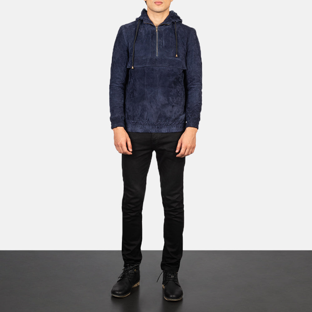 Kenton Hooded Lederjacke für Herren – Zusätzliche Produktansicht 3