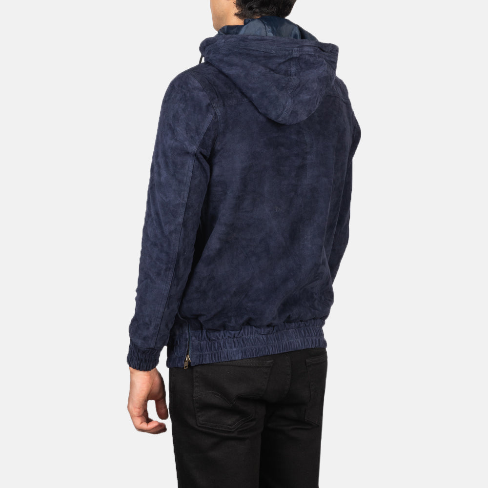 Kenton Hooded Lederjacke für Herren – Zusätzliche Produktansicht 5