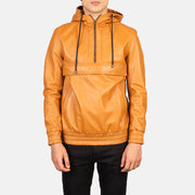 Kenton Hooded Lederjacke für Herren – Zusätzliche Produktansicht 1