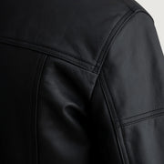 Lavendard Leder-Bikerjacke für Herren – Zusätzliche Produktansicht 5