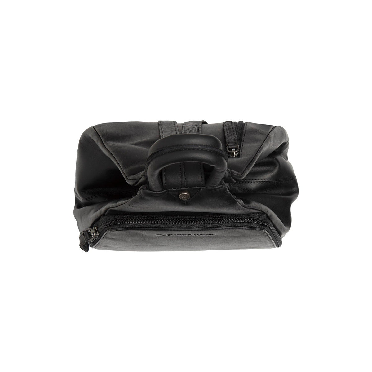 Howard Full-Grain Leather Backpack für Damen - Structured Side Profile Showing Gusset Depth &amp; Expansion Capacity