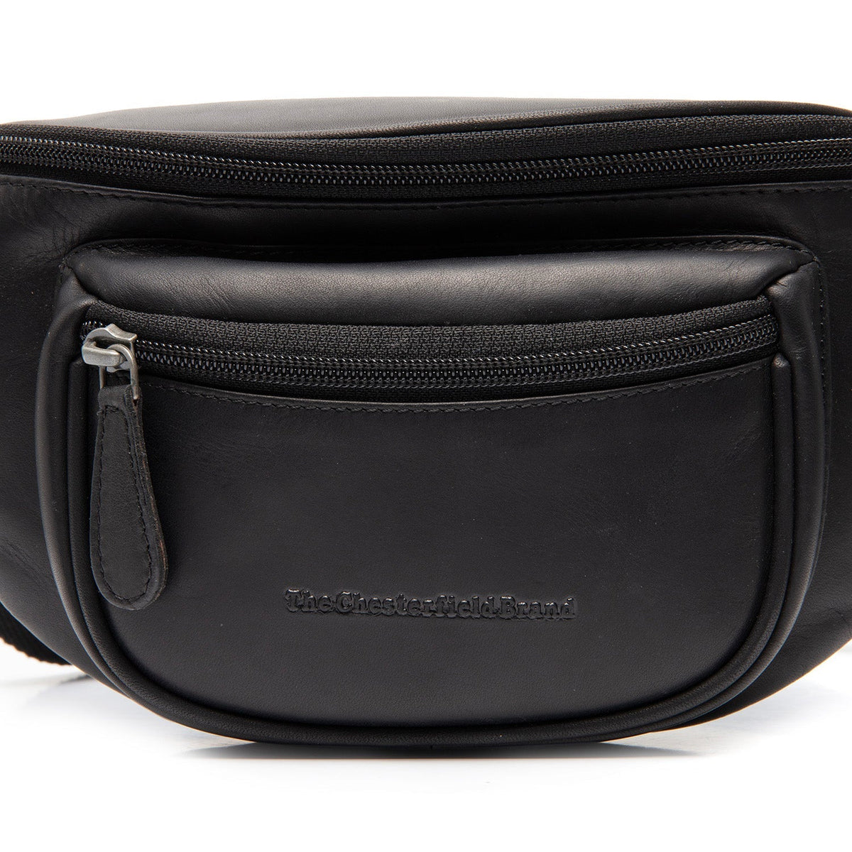 Vernio Full-Grain Ledergürtel Bag für Damen - Structured Side Profile Showing Gusset Depth &amp; Expansion Capacity