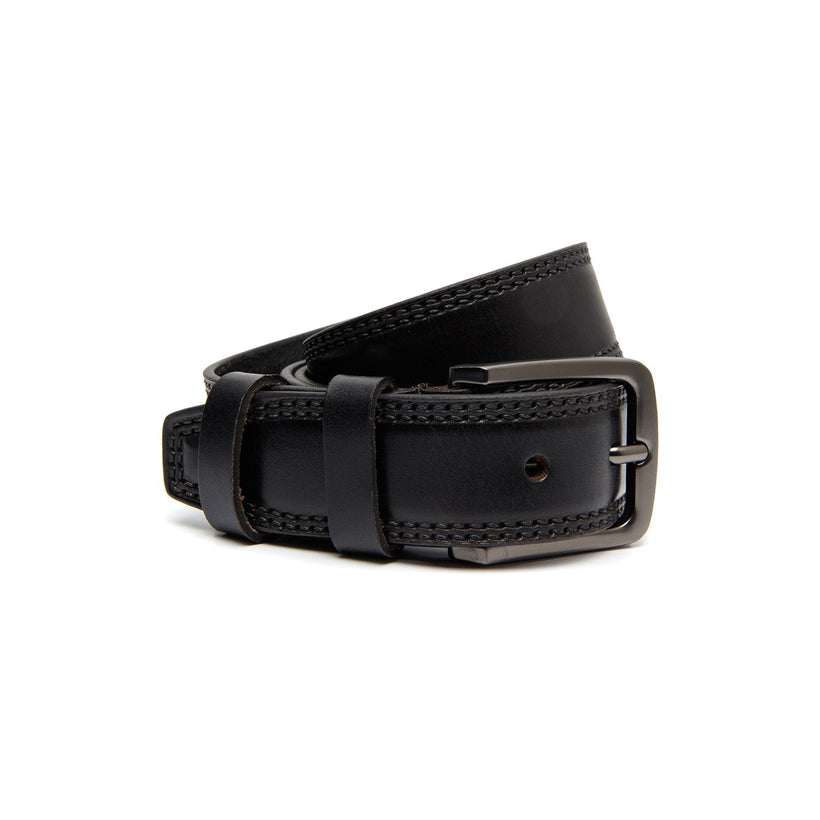 Manovo Full-Grain Ledergürtel für Herren