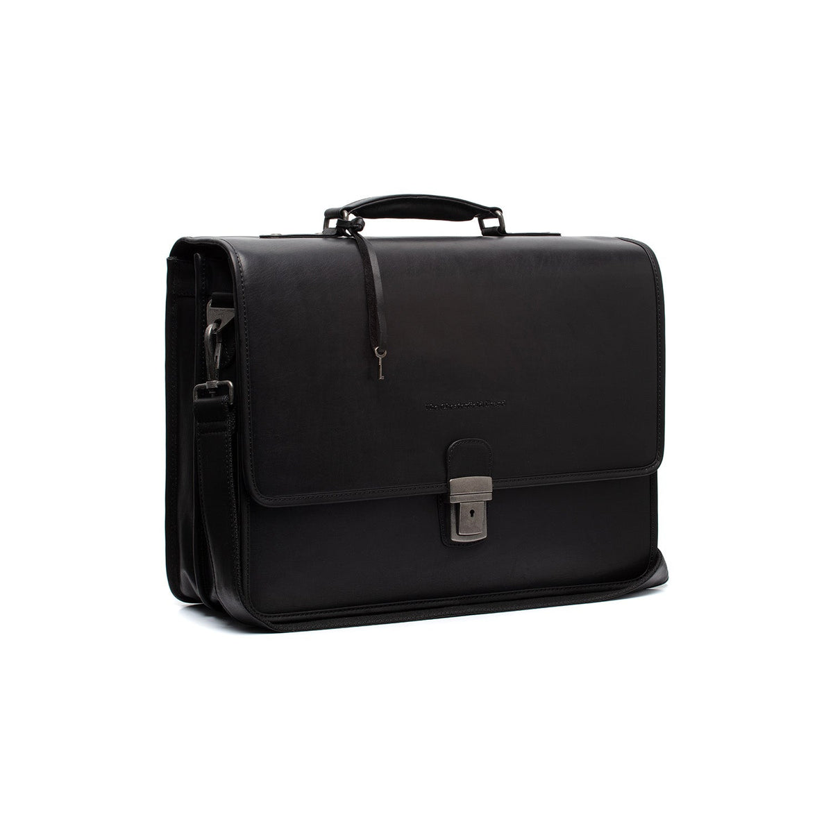 
Glenwood Vollnarbenleder Briefcase für Herren aus klassischem 100% Vollnarbenleder - Full Exterior Vorderansicht & maßgeschneiderte Silhouette | Online Kaufen