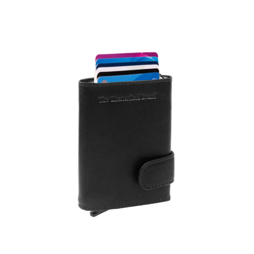 Leicester Full-Grain Leather Card Holder für Damen