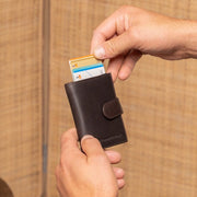 Leipzig Full-Grain Leather Card Holder für Damen – Zusätzliche Produktansicht 2