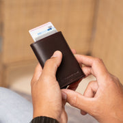 Palma Full-Grain Leather Card Holder für Damen – Zusätzliche Produktansicht 2