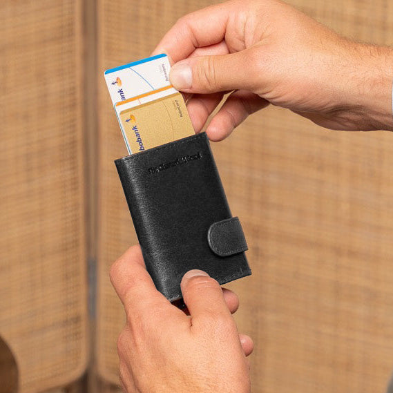 Portland Full-Grain Leather Card Holder für Damen