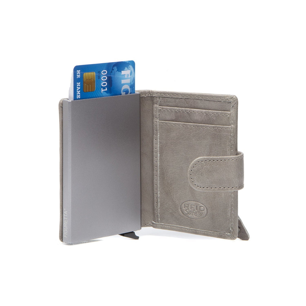 Prague Full-Grain Leather Card Holder für Damen – Zusätzliche Produktansicht 3