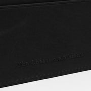 Solid Antique Brass Hardware &amp; Heavy-Duty Dual Zipper Detail on Leather Card Wallet für Damen