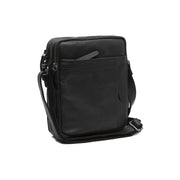 Alva Full-Grain Leather Crossbody Bag für Herren in Classic 100% Full-Grain Leather - Full Exterior Front Profile View | Online Kaufen