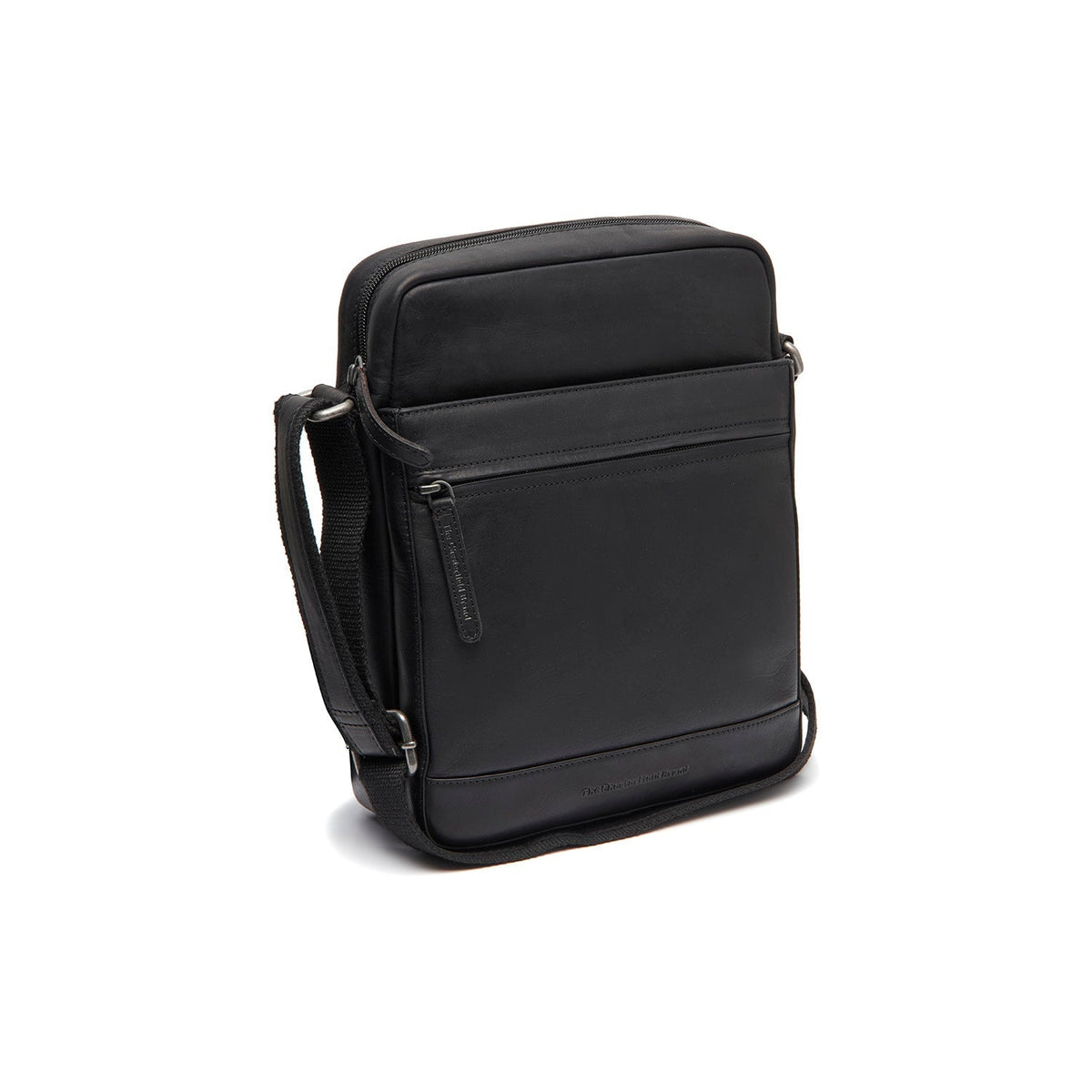 Anzora Full-Grain Leather Crossbody Bag aus klassischem 100% Vollnarbenleder - Full Exterior Vorderansicht & maßgeschneiderte Silhouette | Online Kaufen