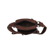 Bremen Full-Grain Leather Crossbody Bag für Herren – Zusätzliche Produktansicht 3