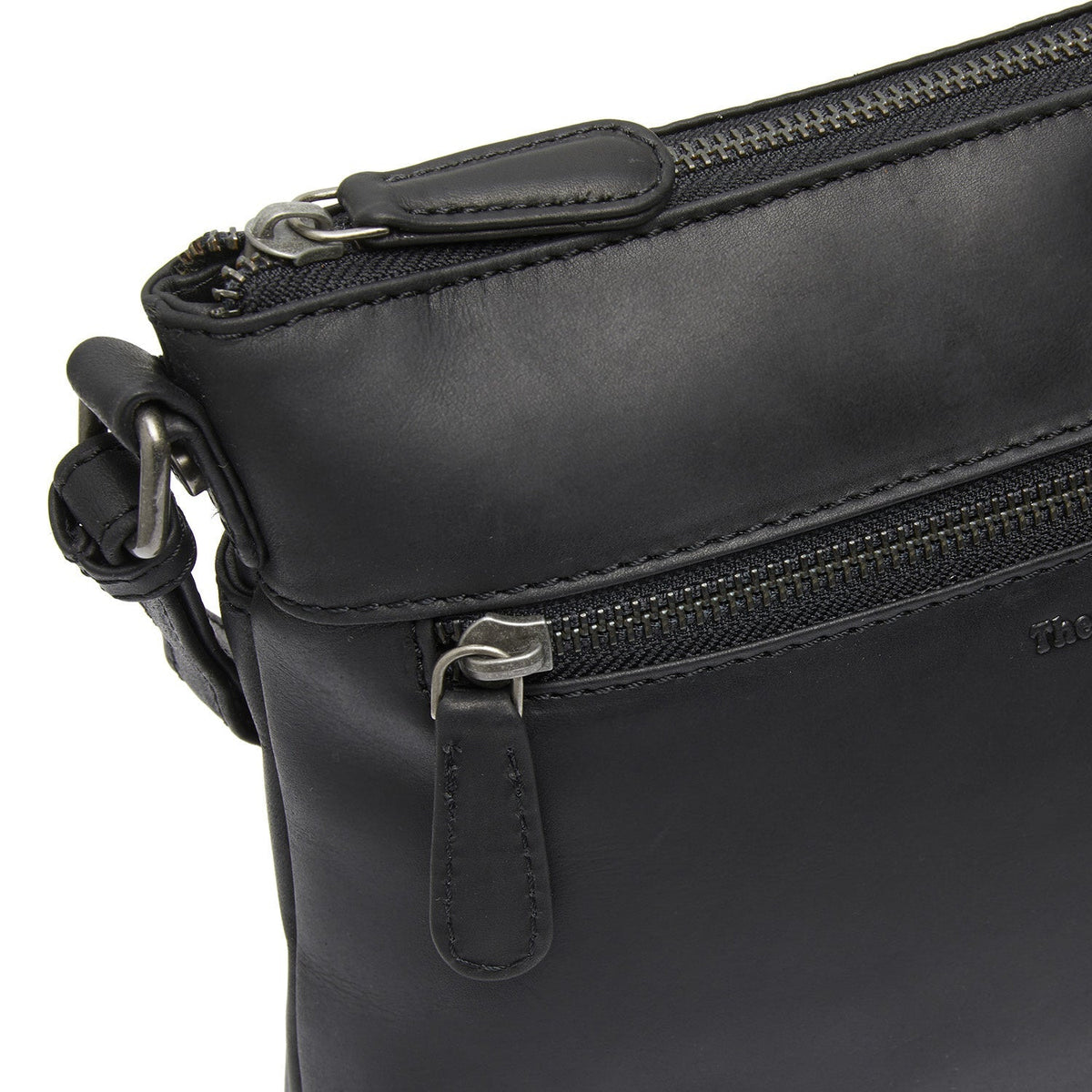 
Classic 100% Full-Grain leather Bag - Rückansicht mit verstärkten Lederträgern & handwerklichen Nähten