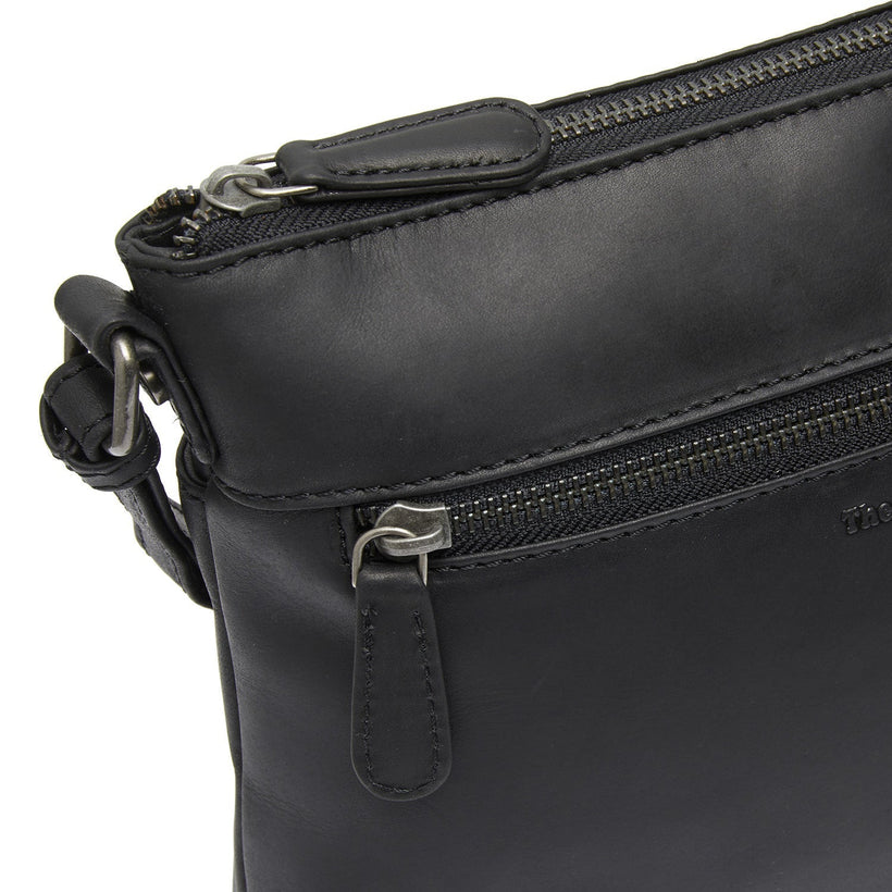 Classic 100% Full-Grain leather Bag - Rear Perspective Showing Reinforced Leather Straps & Stitching