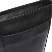 
Classic 100% Full-Grain leather Bag - Rückansicht mit verstärkten Lederträgern & handwerklichen Nähten