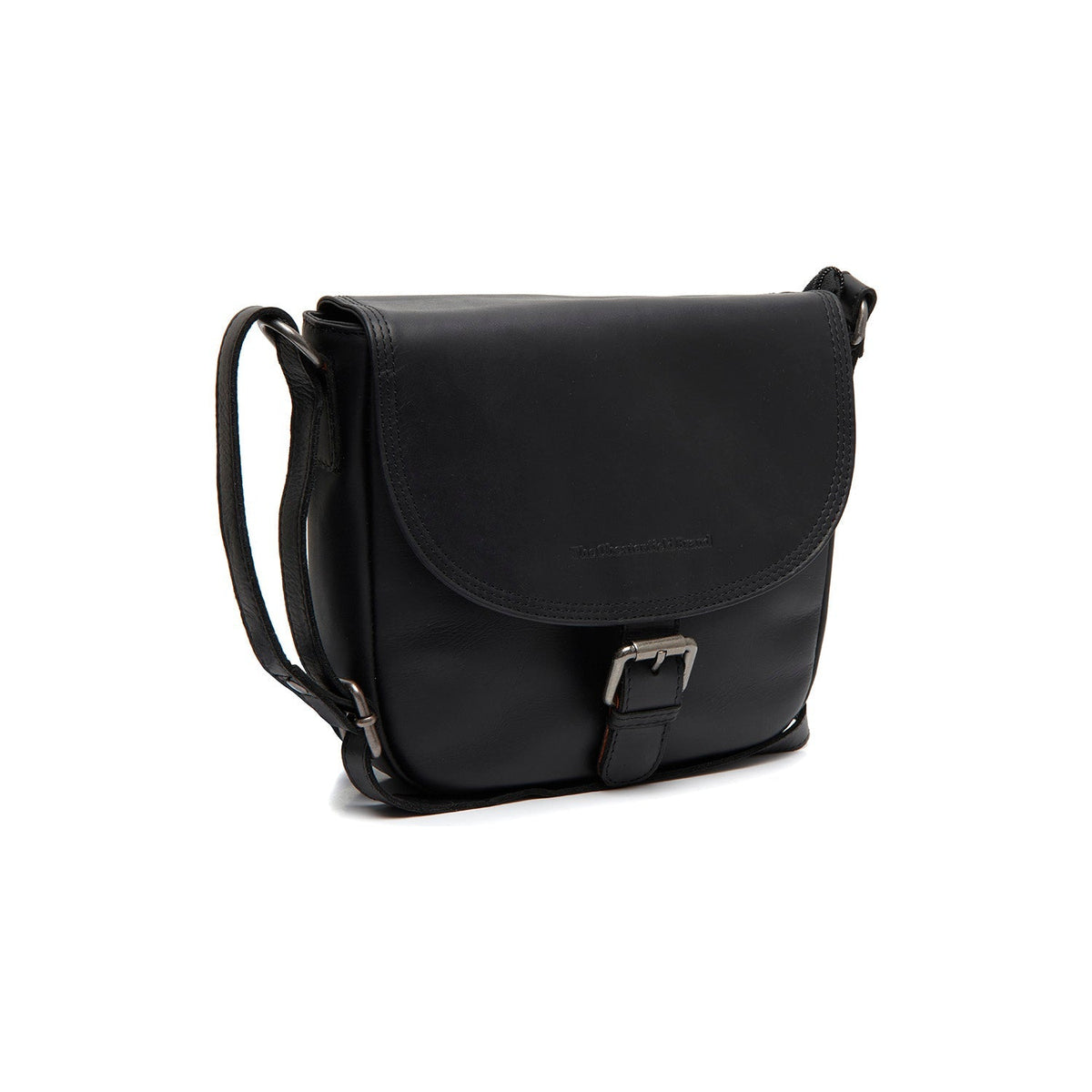 Lucian Full-Grain Leather Crossbody Bag für Damen in Classic 100% Full-Grain Leather - Full Exterior Front Profile View | Online Kaufen