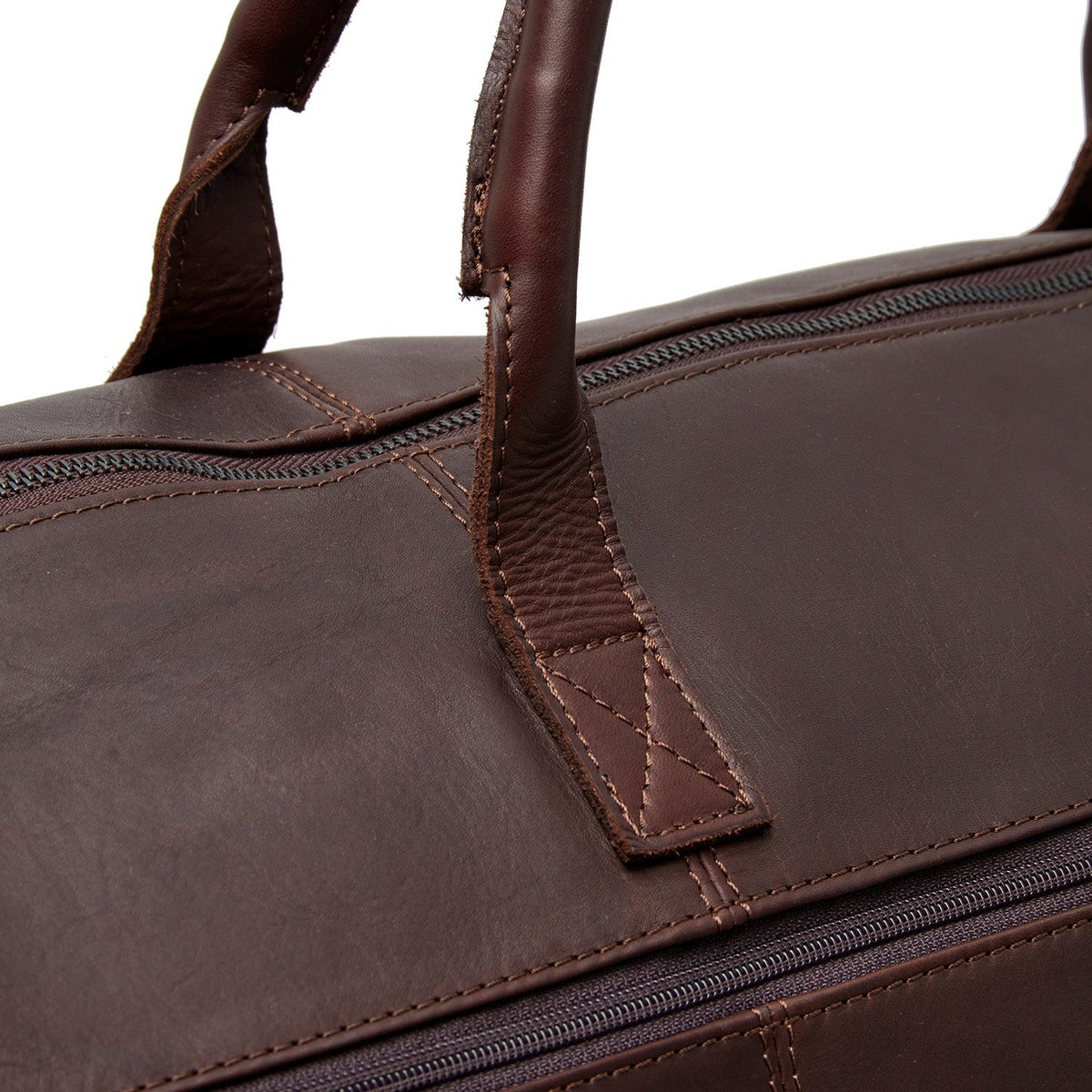 Brown Leather Garment Bag Finlay für Damen, detail view 1