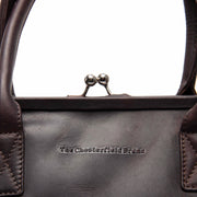 Dorin Full-Grain Leather Handbag für Damen – Zusätzliche Produktansicht 3