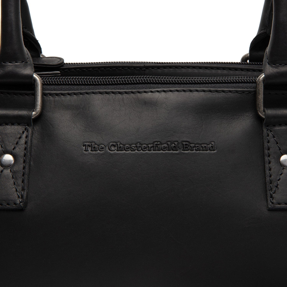 Classic 100% Full-Grain leather Goods - Rückansicht mit passgenauen Schultern &amp; sauberem Saum