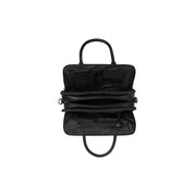 Detailansicht of Classic Collar &amp; Heavy-Duty Zipper Hardware on Layton Full-Grain Leather Handbag für Damen