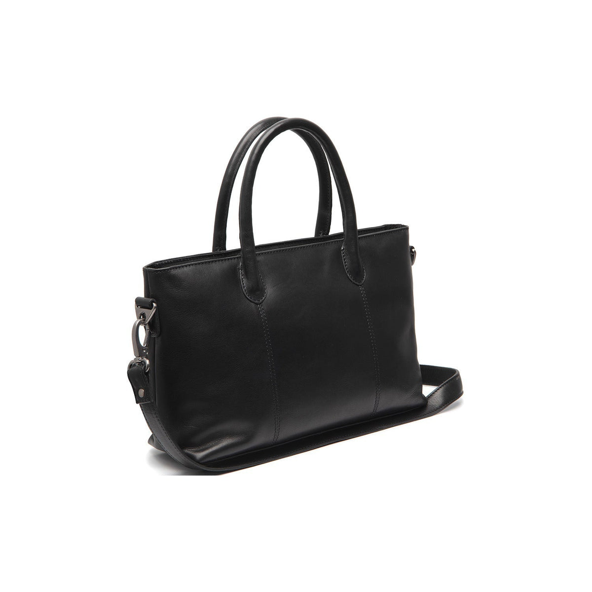 Pergamino Full-Grain Leather Handbag für Damen in Classic 100% Full-Grain Leather - Vorderansicht &amp; maßgeschneiderte Silhouette | Online Kaufen