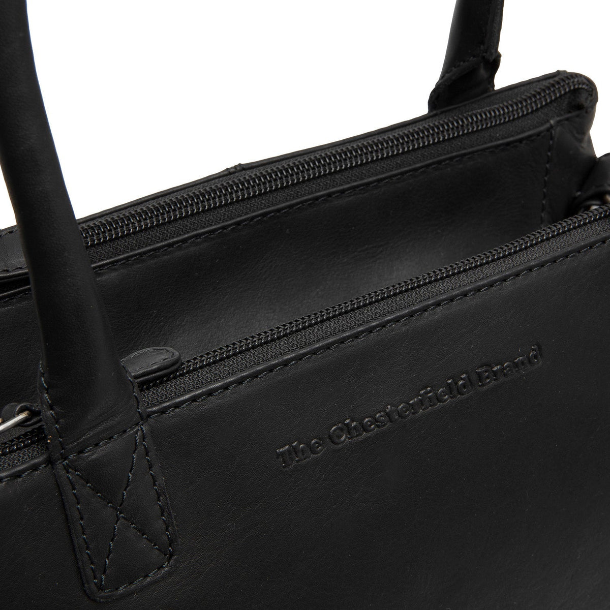 Classic 100% Full-Grain leather Goods - Rückansicht mit passgenauen Schultern &amp; sauberem Saum