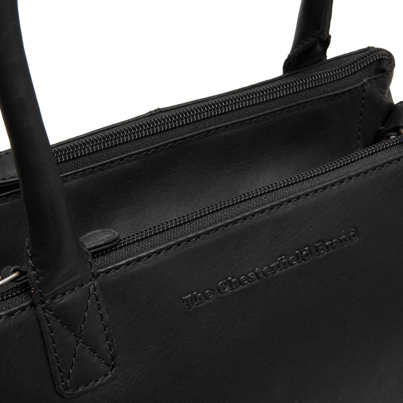 Solvin Full-Grain Leather Handbag für Damen