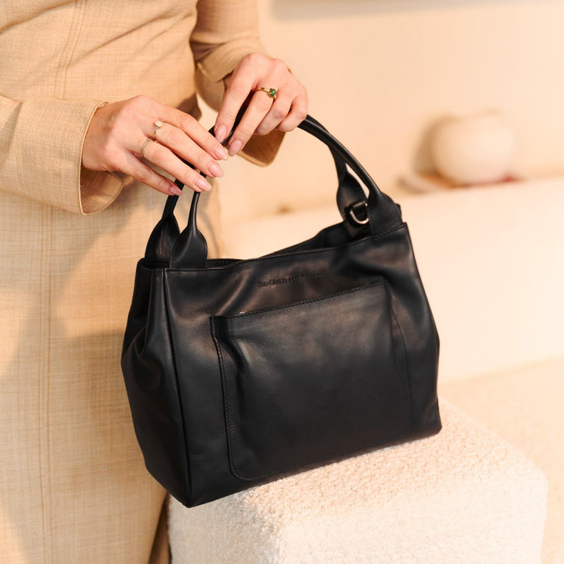 Tenara Full-Grain Leather Handbag für Damen