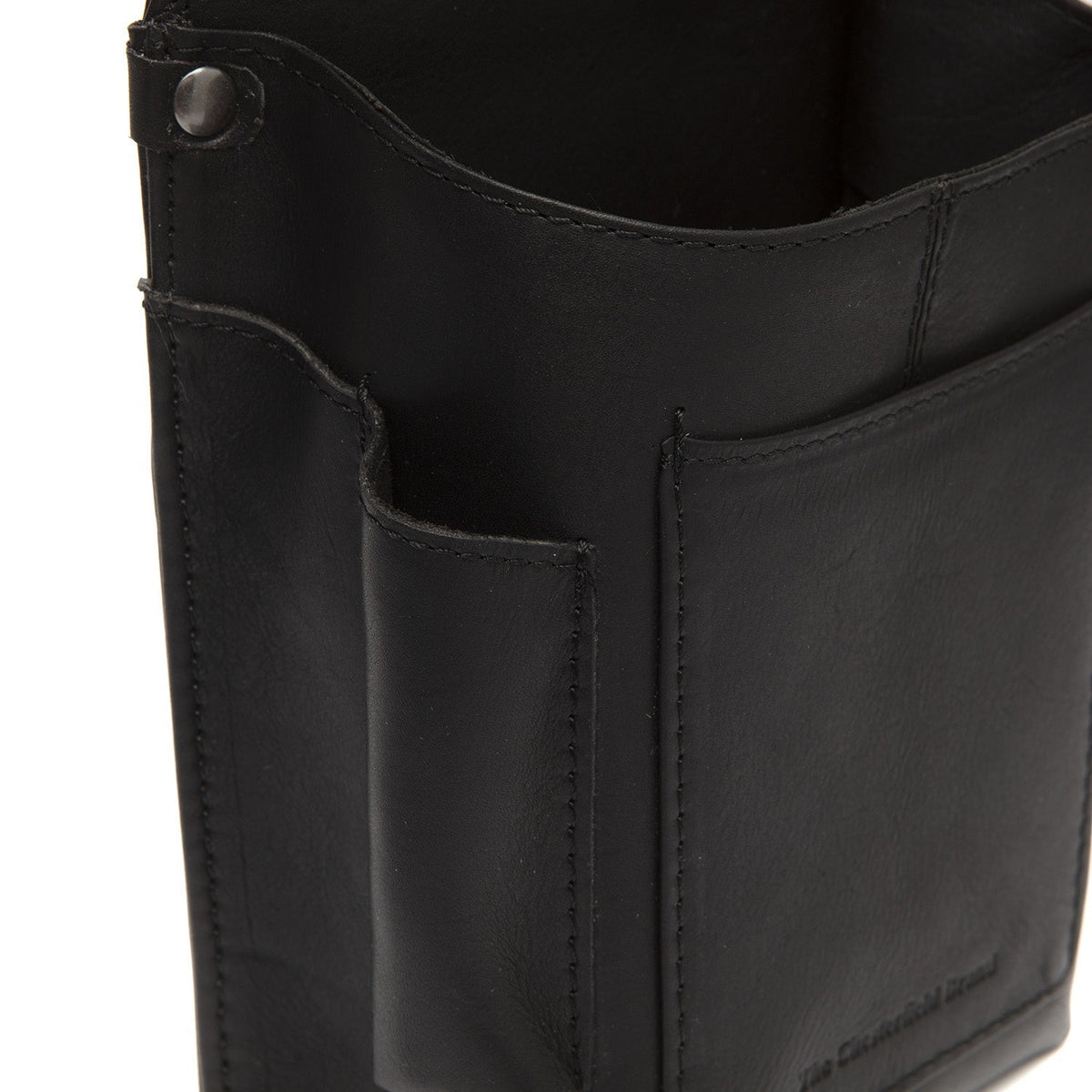 
Solid Antique Brass Hardware & Heavy-Duty Dual Zipper Detail on Taiwan Vollnarbenleder Waiter Geldbörse Holster