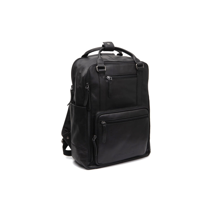 Calden Full-Grain Leather Laptop Backpack für Damen