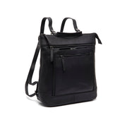 Caldero Full-Grain Leather Laptop Backpack für Damen in Classic 100% Full-Grain Leather - Full Exterior Front Profile View | Online Kaufen