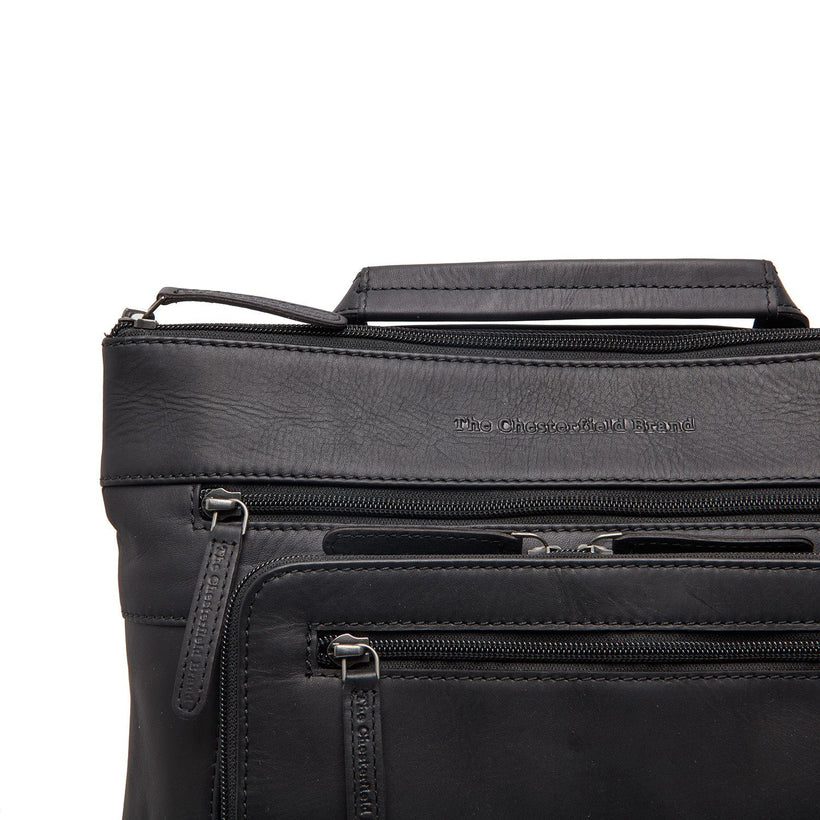 Caldero Full-Grain Leather Laptop Backpack für Damen
