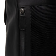 Solid Antique Brass Hardware &amp; Heavy-Duty Dual Zipper Detail on Farrow Full-Grain Leather Laptop Backpack für Damen