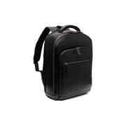 Maggiore Full-Grain Leather Laptop Backpack für Herren in Classic 100% Full-Grain Leather - Full Exterior Front Profile View | Online Kaufen