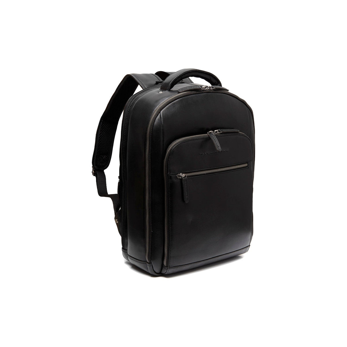 Maggiore Full-Grain Leather Laptop Backpack in Classic 100% Full-Grain Leather - Full Exterior Front Profile View | Buy Online