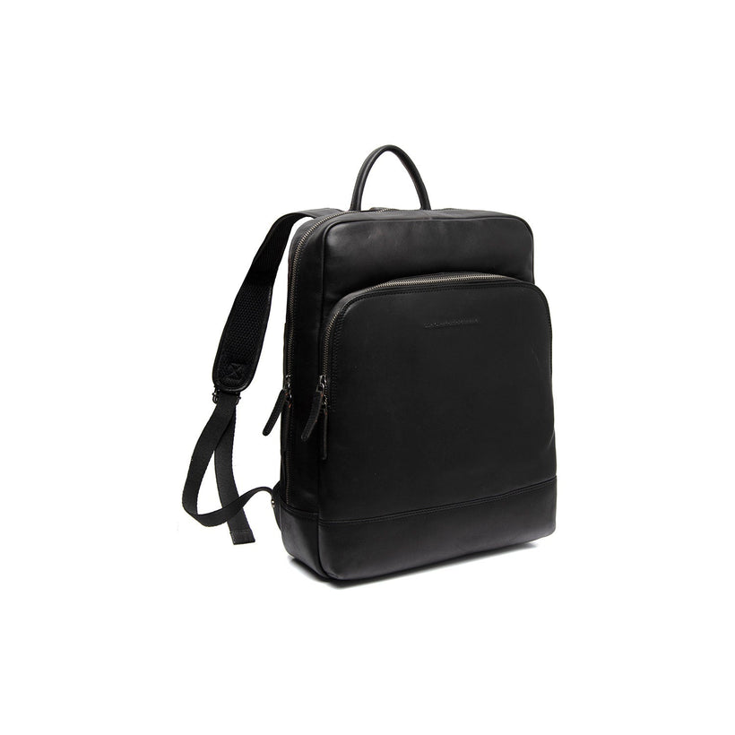 Nicola Full-Grain Leather Laptop Backpack für Damen